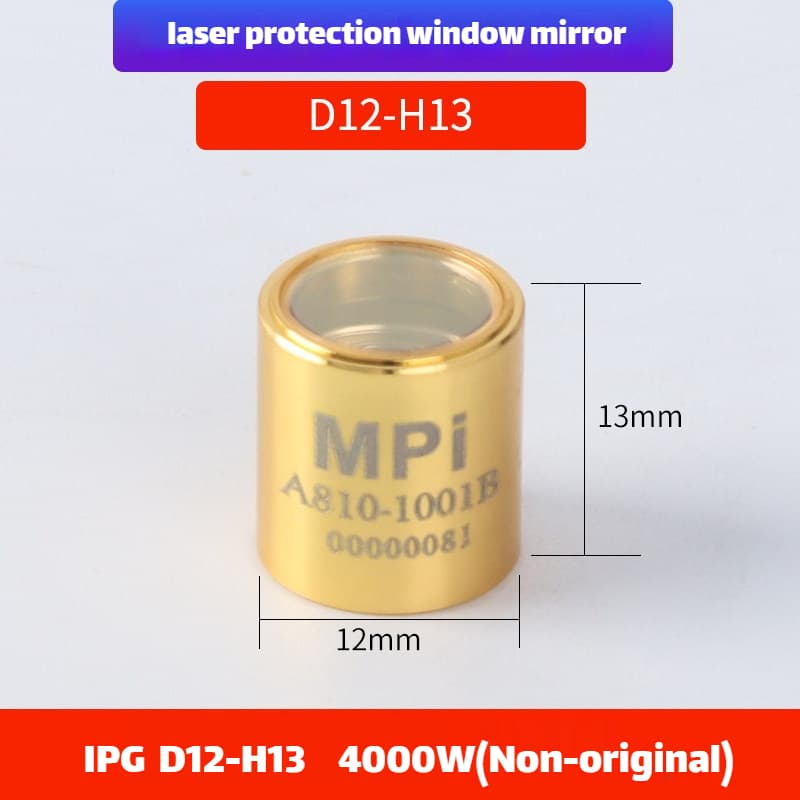 Link Metal CNC IPG QBH Protective Cap D12-H13 4kW Compatible for Fiber Laser Source