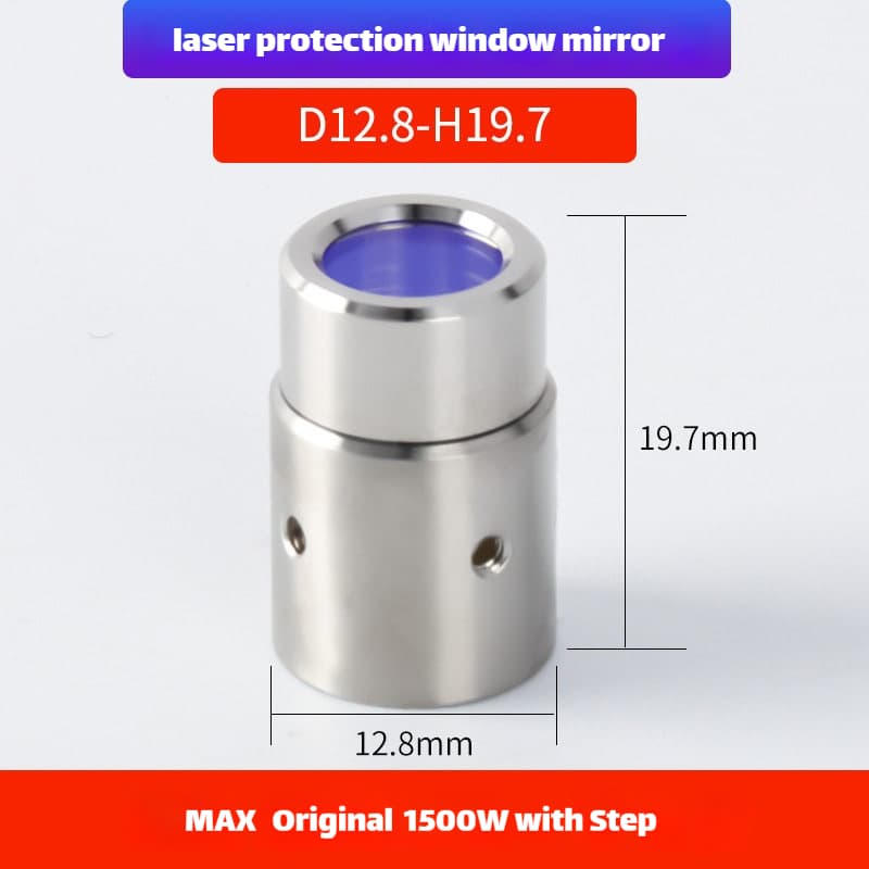 Link Metal CNC Maxphotonics QBH Protective Cap D12.8-H19.7 With Step Original for Fiber Laser Source
