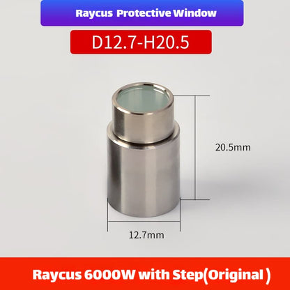 Link Metal CNC Raycus QBH Protective Cap D12.7-H20.5 6kW With Step Original for Fiber Laser Source