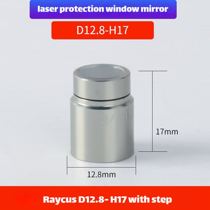Link Metal CNC Raycus QBH Protective Cap D12.8-H17 With Step for Fiber Laser Source