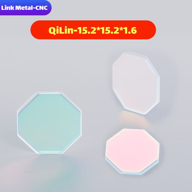 Link Metal CNC Reflective Lens 15.2×15.2×1.6mm for Qilin Welding Torch