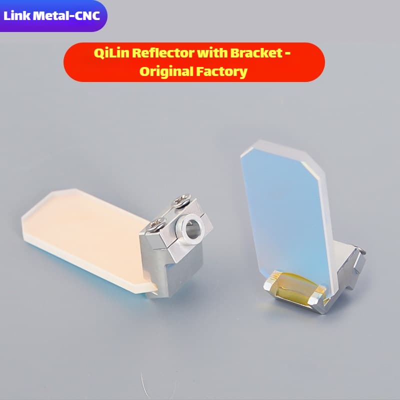 Link Metal CNC 30×14×2mm Reflective Lens 60° with Bracket For Qilin Welding Torch