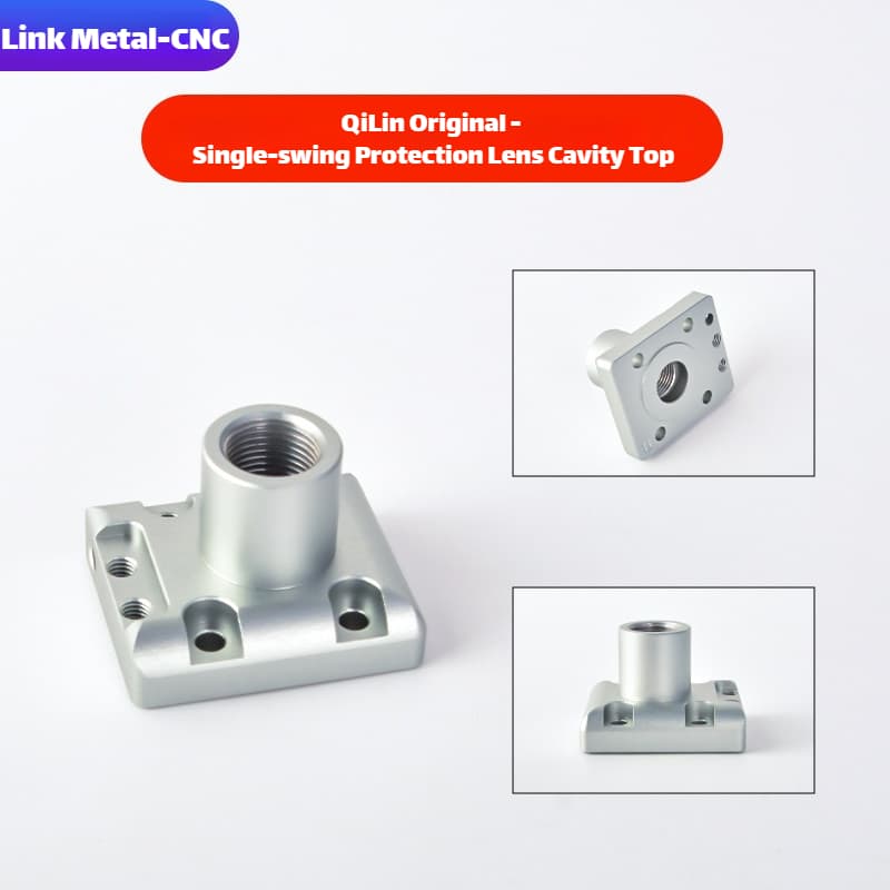 Link Metal CNC Single Plate Protective Lens Cavity for Qilin Welding Torch