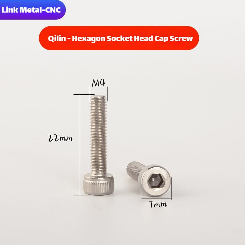 Link Metal CNC Socket Head Cap Screw for Qilin Welding Torch