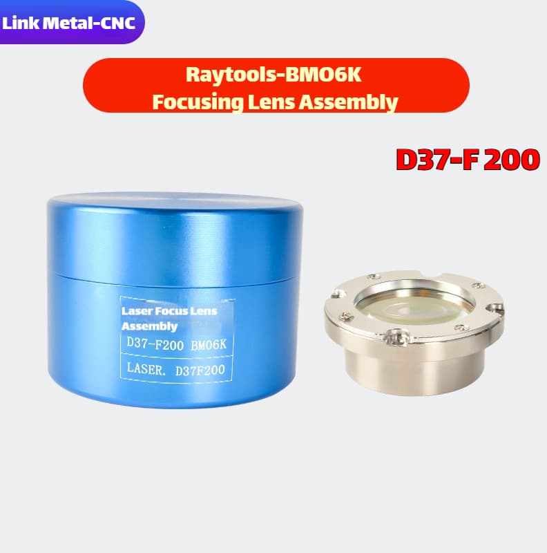Link Metal CNC RayTools Focusing Lens Assembly for BM06K D37-F200 Fiber Laser Cutting Heads