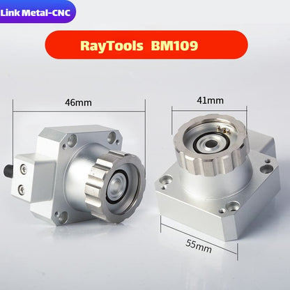 Link Metal CNC RayTools Nozzle Connector & Capacitive Height Sensor for BM109 - Flat Fiber Laser Cutting Heads