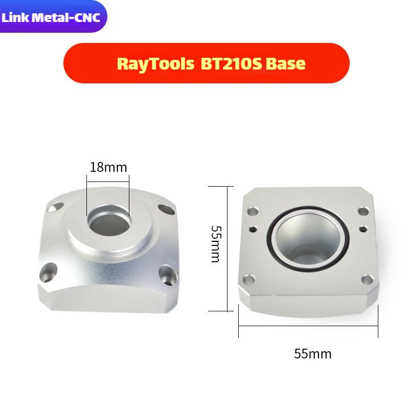 Link Metal CNC RayTools Nozzle Connector & Capacitive Height Sensor for BT210S - Base Fiber Laser Cutting Heads