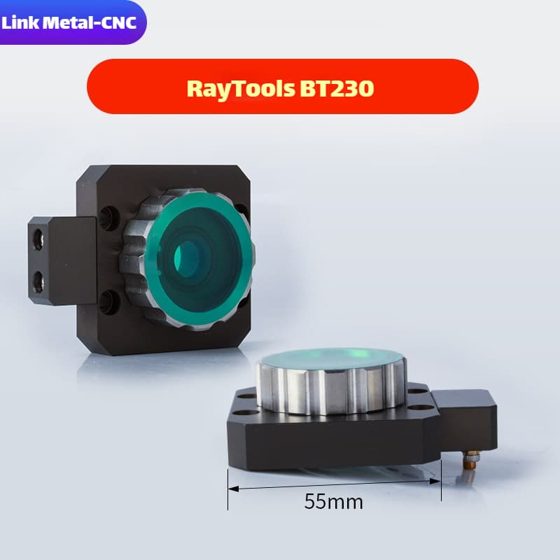 Link Metal CNC RayTools Nozzle Connector & Capacitive Height Sensor for BT230 Fiber Laser Cutting Heads
