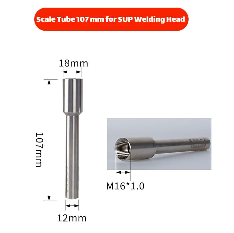 Link Metal CNC Scale Tube For Chaoqiang Weiye Laser Welding Torch M16×H107