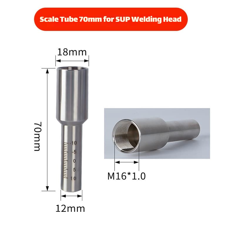 Link Metal CNC Scale Tube For Chaoqiang Weiye Laser Welding Torch M16×H70