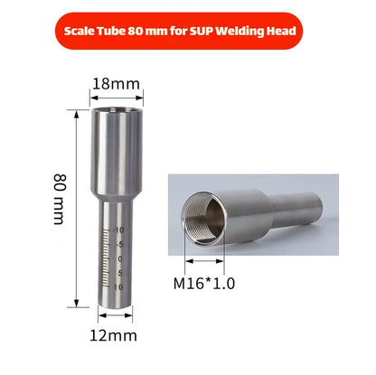 Link Metal CNC Scale Tube For Chaoqiang Weiye Laser Welding Torch M16×H80