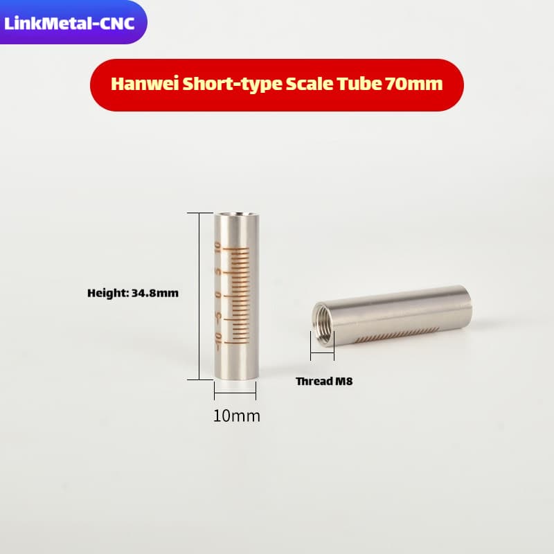 Link Metal CNC Scale Tube For Hanwei Laser Welding Torch M8×H34.8