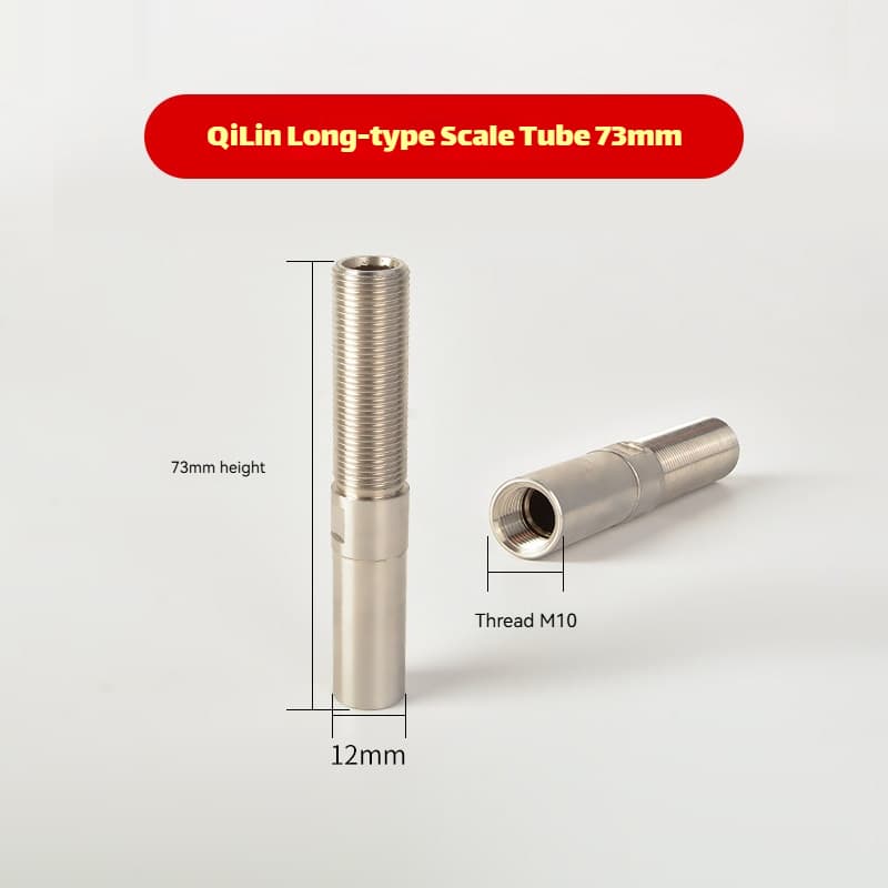 Link Metal CNC Scale Tube For Qilin Laser Welding Torch M10×H73