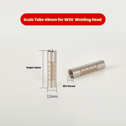 Link Metal CNC Scale Tube For WSX Wanshunxing Laser Welding Torch M11×H48