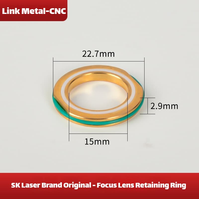 Link Metal CNC Focusing Lens Retaining Ring Original for Sikai Welding Torch