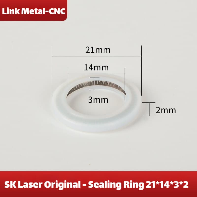 Link Metal CNC Sealing Ring 21×14×3×2mm Original for Sikai Welding Torch
