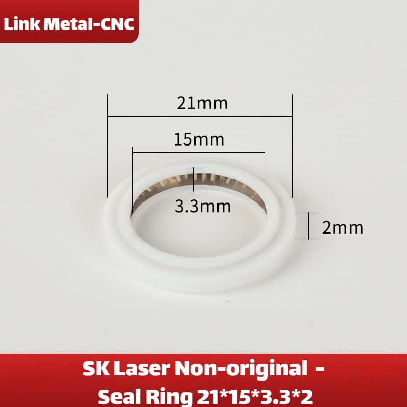 Link Metal CNC Sealing Ring 21×15×3.3×2mm Non-Original for Sikai Welding Torch