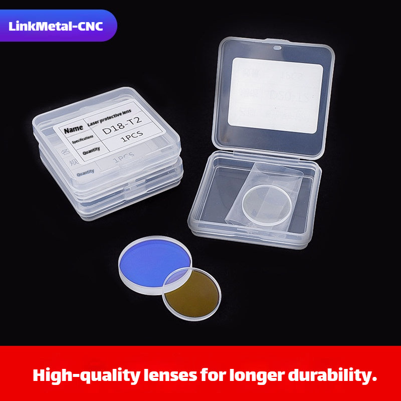 Link Metal CNC 1064nm Fused Silica Upgraded Boxed Laser Protective Lens