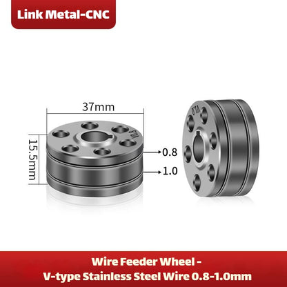 Link Metal CNC V-Type For Stainless Steel Welding Wire 0.8-1.0mm