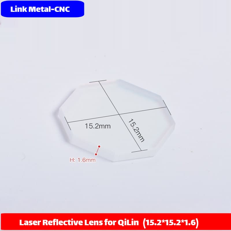 Link Metal CNC 15.2×15.2×1.6mm QILIN Reflective Mirror for Welding Torch
