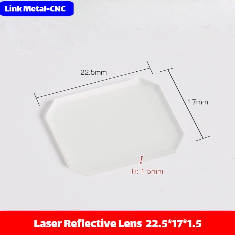 Link Metal CNC 22.5×17×1.5mm Reflective Mirror for Welding Torch