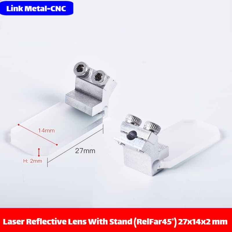 Link Metal CNC 27×14×2mm RELFAR 45° with Bracket Reflective Mirror