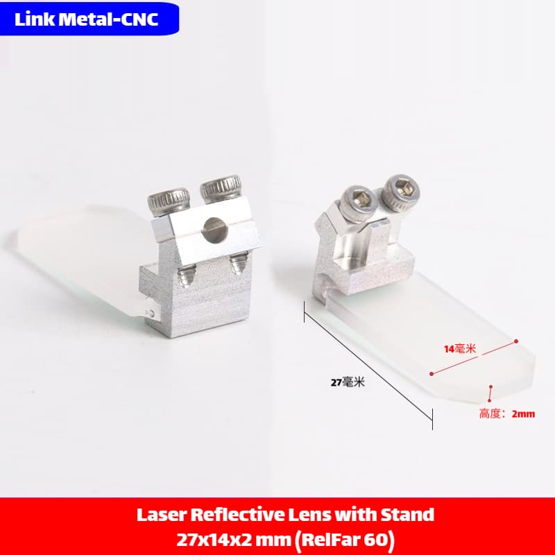 Link Metal CNC 27×14×2mm RELFAR 60° with Bracket Reflective Mirror
