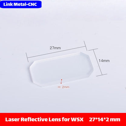 Link Metal CNC 27×14×2mm WSX Reflective Mirror for Welding Torch
