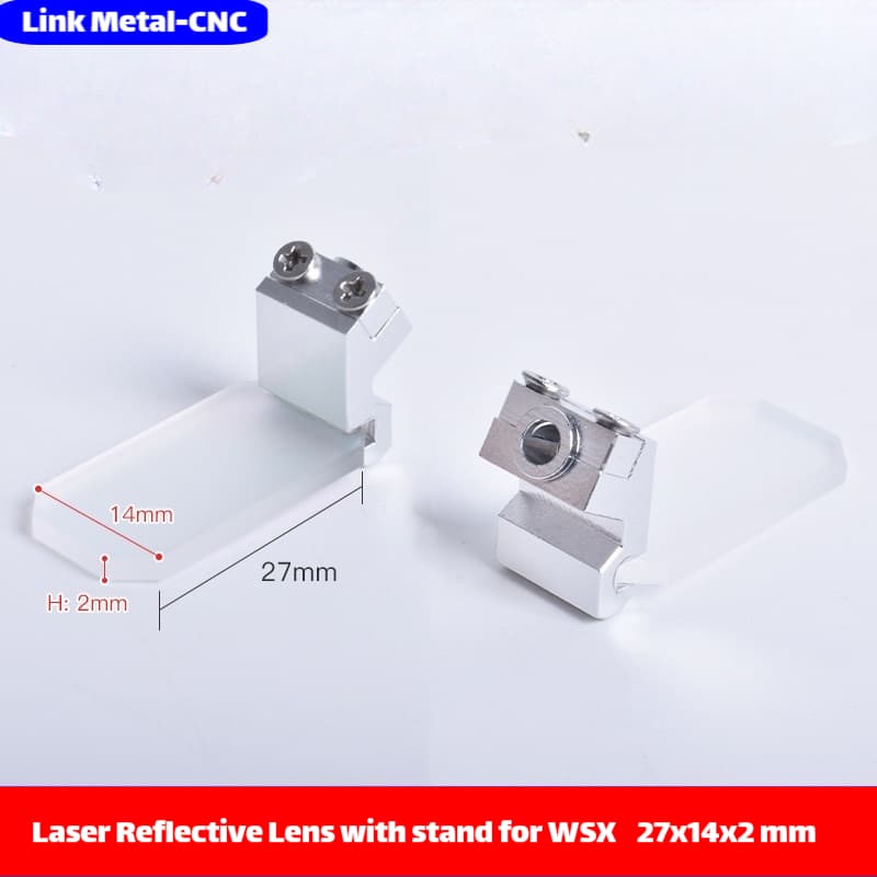 Link Metal CNC 27×14×2mm WSX with Bracket Reflective Mirror