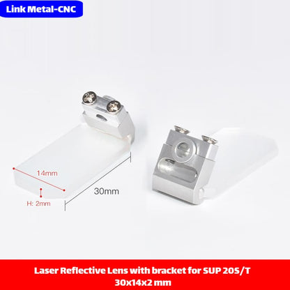 Link Metal CNC 30×14×2mm SUP 20S/T with Bracket Reflective Mirror
