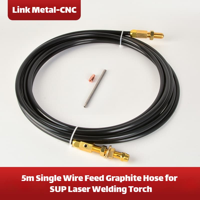 Link Metal CNC For Chaoqiang Weiye Single Wire Feed Graphite Hose 5m
