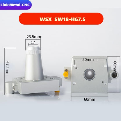 Link Metal CNC WSX Nozzle Connector & Capacitive Height Sensor for SW18-H67.5 Fiber Laser Cutting Heads