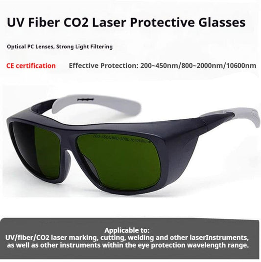 LinkMetal CNC CO2 Laser Goggles All 3 Styles Display