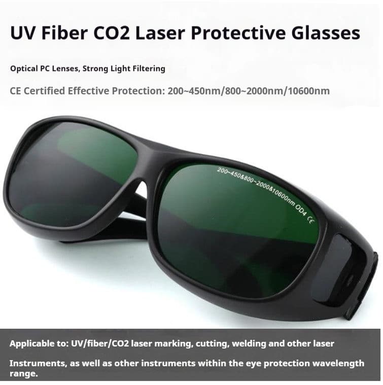 LinkMetal CNC CO2 Laser Goggles Style B Ventilated Design