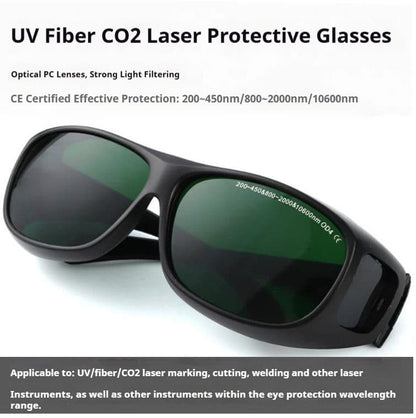 LinkMetal CNC CO2 Laser Goggles Style B Ventilated Design