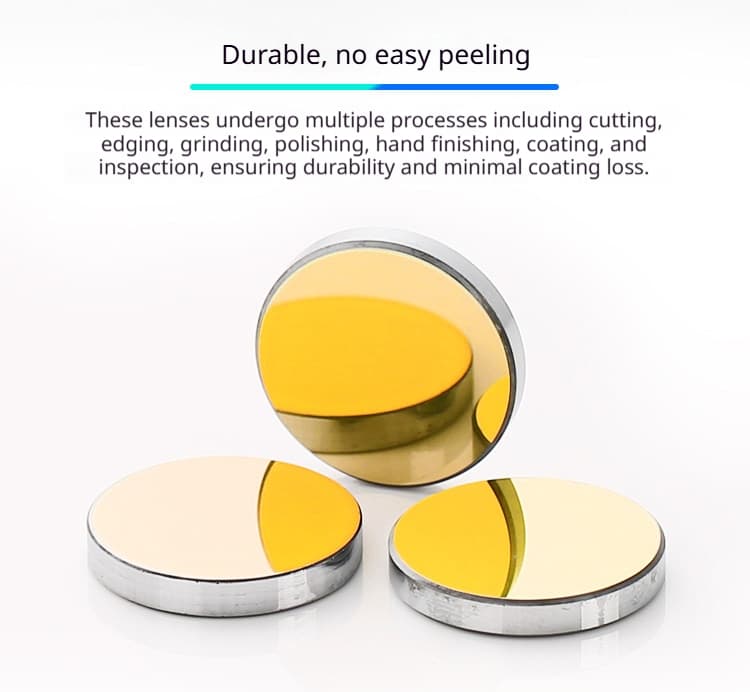 Gold Coated Silicon Mirror Surface Detail