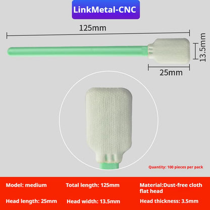 LinkMetal CNC L 125mm Cotton Swab For Laser Lens
