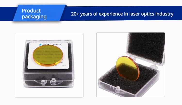 D20mm D25mm CVD ZnSe Beam Combiners for Laser Alignment