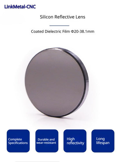 LinkMetal CNC High Power Dielectric Coated Silicon CO2 Laser Mirror 10.6μm