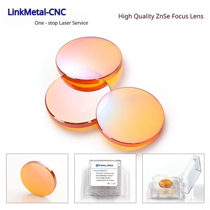 LinkMetal CNC PVD ZnSe Focus Lens Complete Package Display01