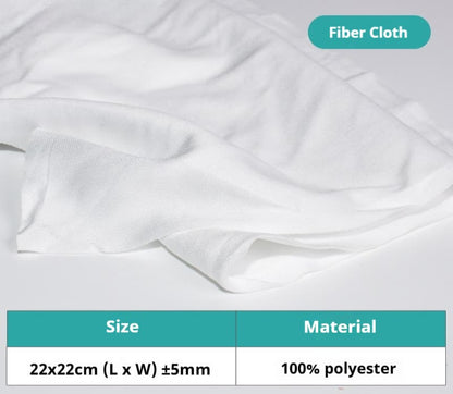 LinkMetal CNC Cleanroom Fiber Cloth 9 Inch 100 Pcs for Laser Lens Cleaning