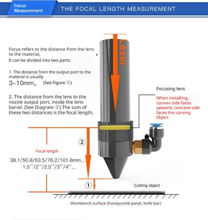 LinkMetal CNC High Hardness GaAs CO2 Laser Focus Lens