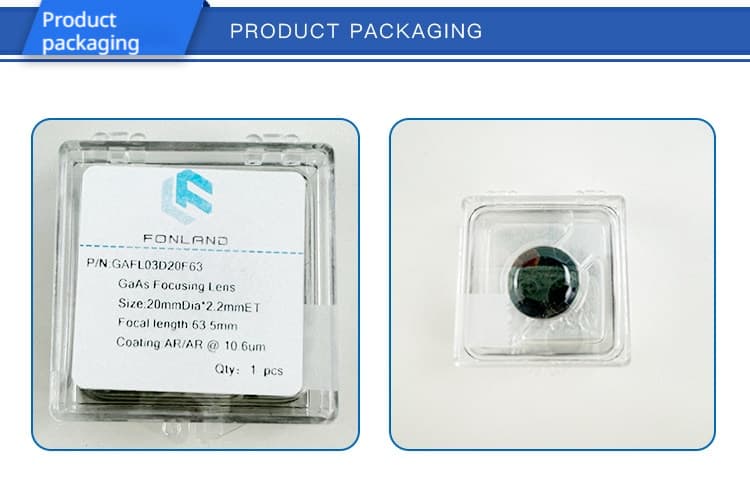 LinkMetal CNC High Hardness GaAs CO2 Laser Focus Lens