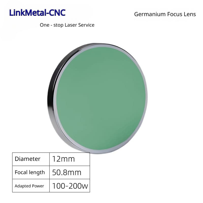 LinkMetal CNC High Hardness GaAs CO2 Laser Focus Lens