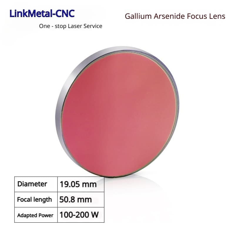 LinkMetal CNC High Hardness GaAs CO2 Laser Focus Lens