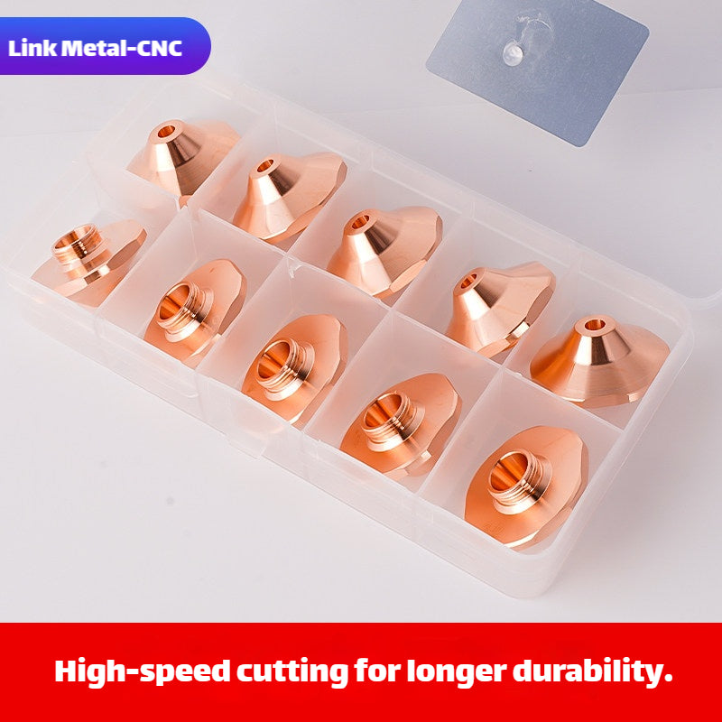 Hexagonal Style High-Speed Laser Cutting Nozzle | LinkMetal CNC