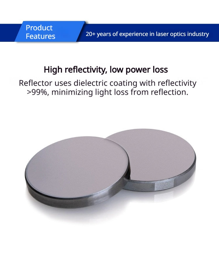 D38.1mm T5mm II-VI Industrial Silicon Mirror