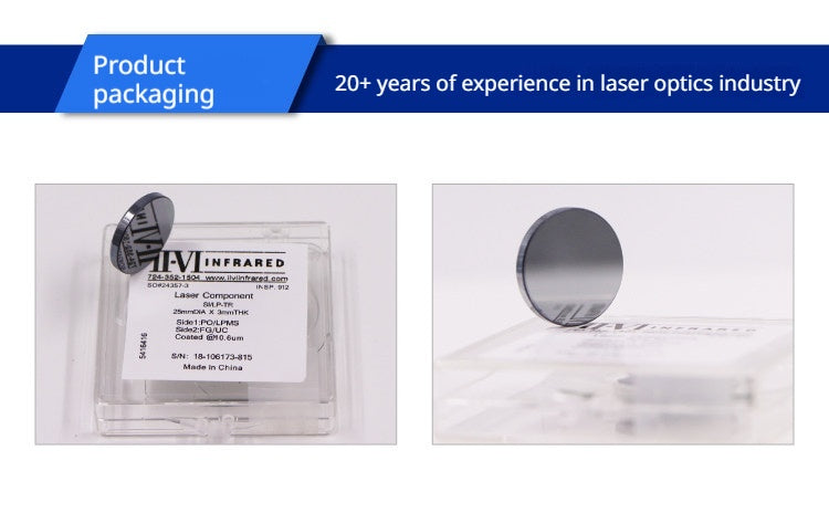 LinkMetal CNC Genuine II-VI Silicon CO2 Laser Mirror 10.6μm