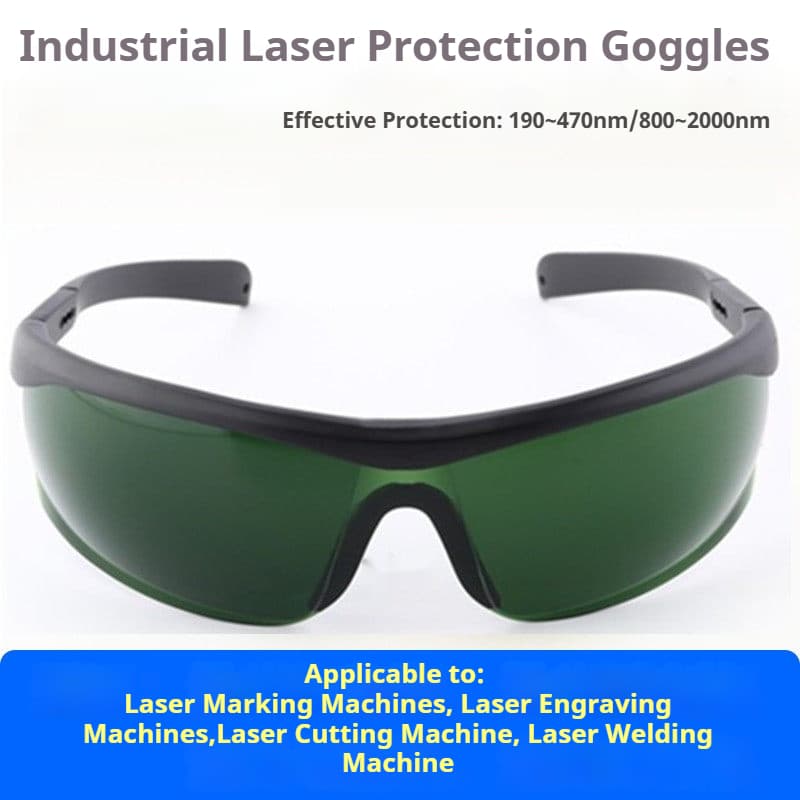 LinkMetal CNC Streamlined 3-Adjustment Version Fiber Laser Safety Goggles