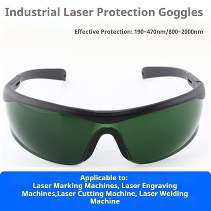LinkMetal CNC Streamlined 3-Adjustment Version Fiber Laser Safety Goggles